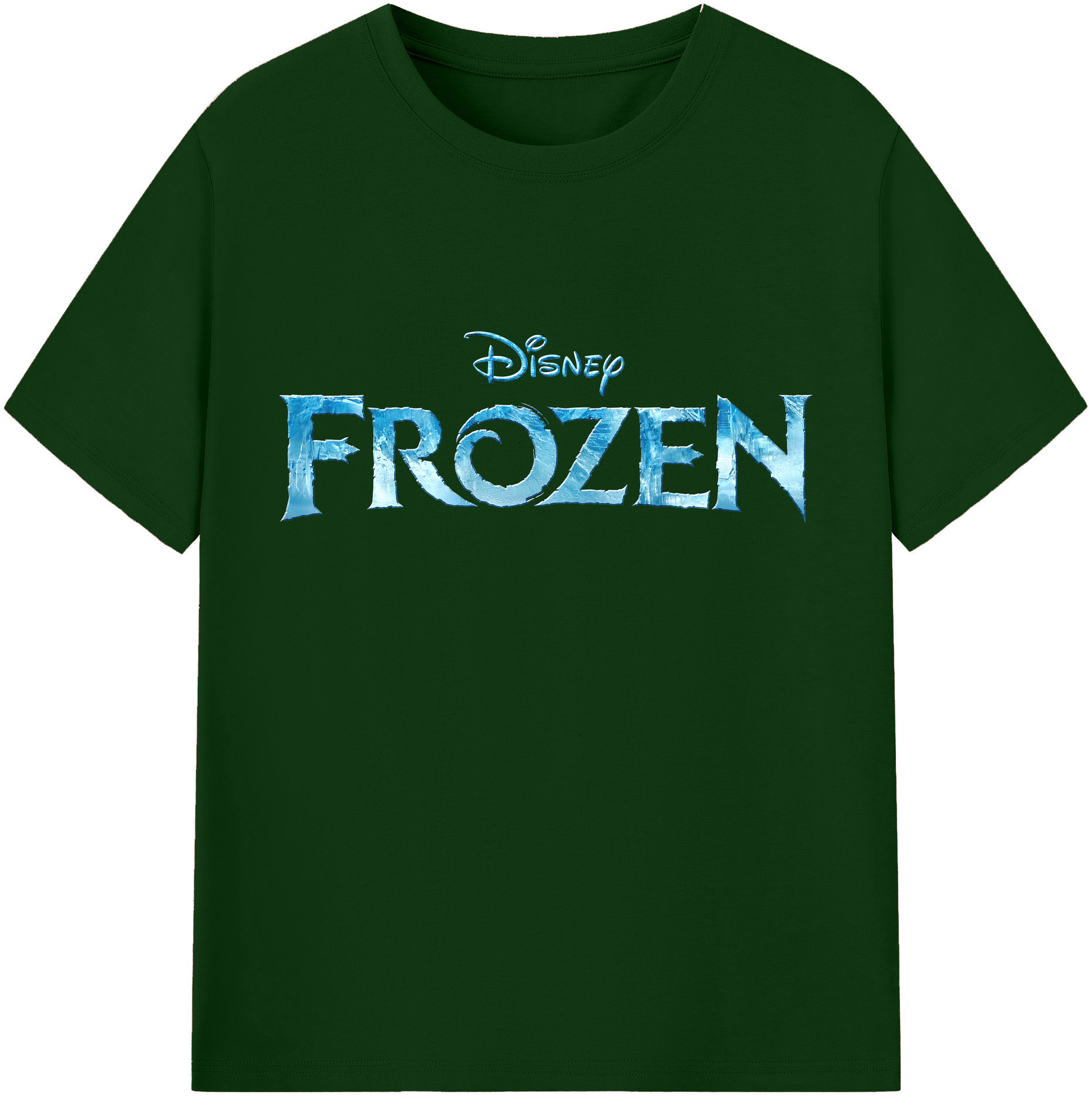 （画像用） アナと雪の女王 アンナ エルサ Frozen Anna Elsa 綿100％半袖Tシャツ（フロントプリント）